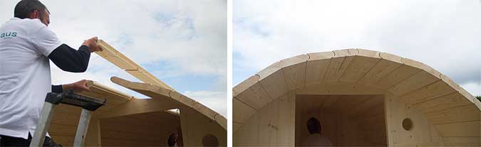 couverture de tambour de sauna