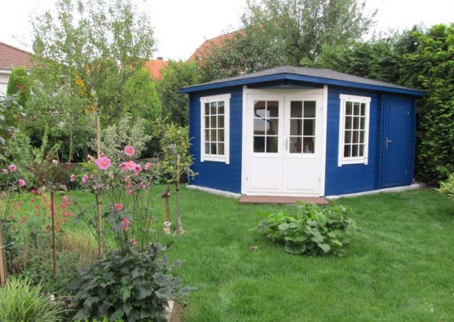Photo du client: Abri de jardin pentagonal modèle Rhein ISO