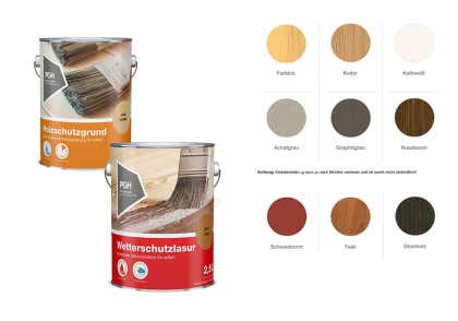 Set lasures colorées Premium M
