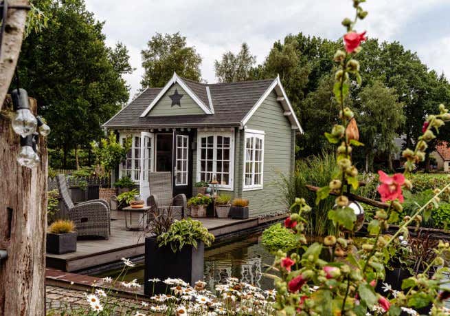 Klant afbeelding: Tuinhuis CLOCKHOUSE® 44 Royal ISO