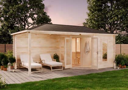 Maison-sauna pentagonale Liwa