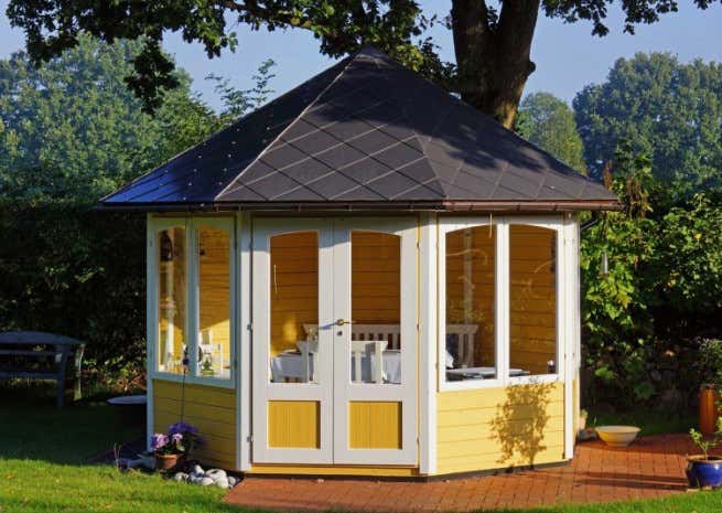 Photo du client: Pavillon de jardin Emma-40 avec quatre fenêtres
