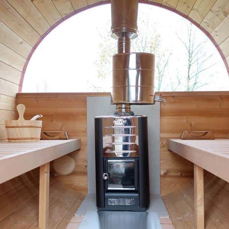 Photo du client: Sauna tonneau Max FinnTherm