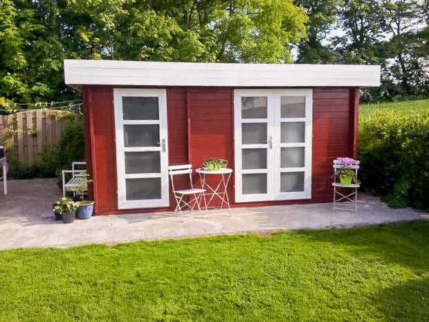 Chalet de jardin Edelweiss 600 x 510 x 365 cm