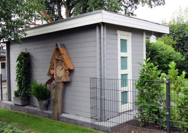 Photo du client: Abri de jardin pentagonal Lindau-40