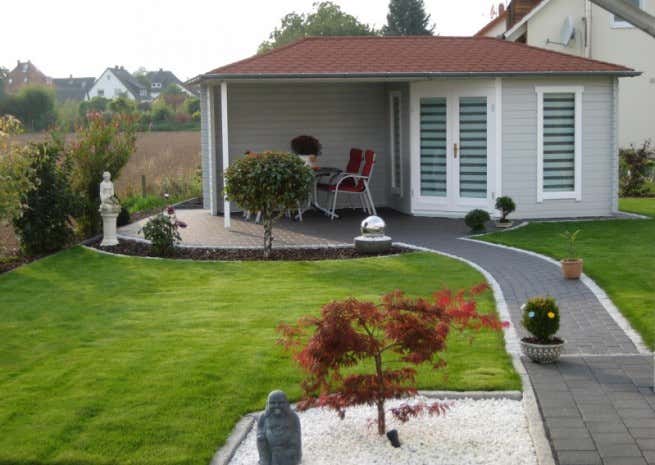 Photo du client: Abri de jardin pentagonal Liwa