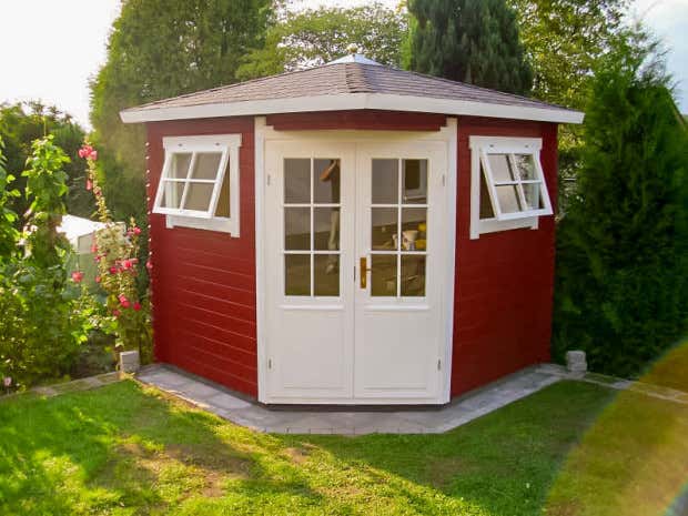 Photo du client: Abri de jardin pentagonal Sunny-B