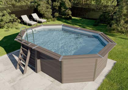 Piscine en WPC Milos