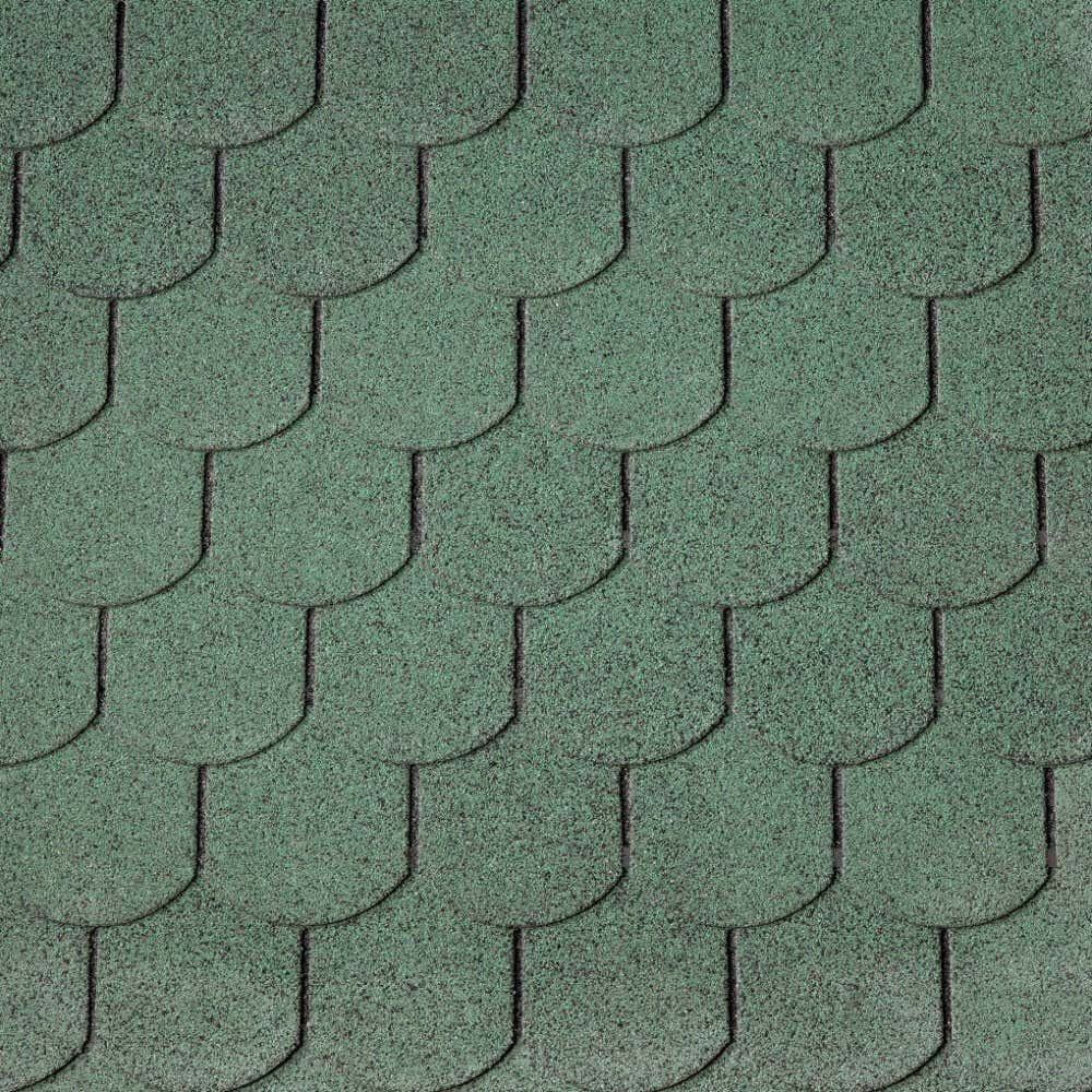 Premium Beverstaartshingles groen 3m²