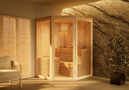 Sauna intérieur FinnTherm Ylva
