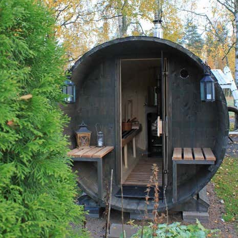 Photo du client: Sauna tonneau Max FinnTherm
