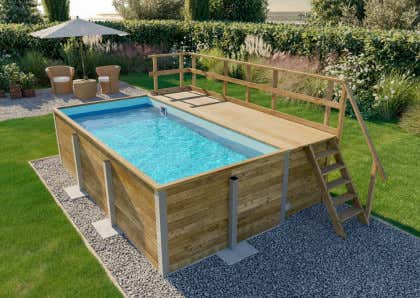 Gearceerd zoom Kameel Opbouw zwembaden| Outdoor-pool voor de tuin kopen