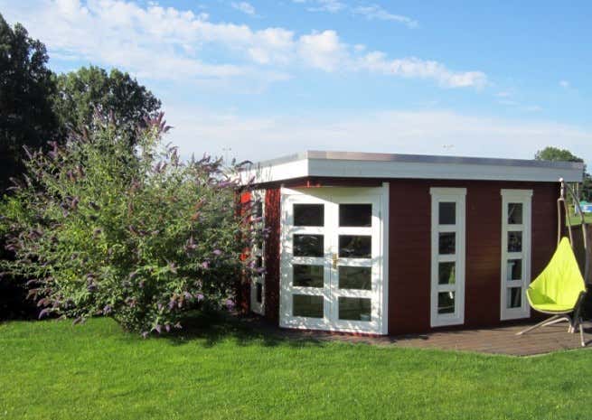 Photo du client: Abri de jardin pentagonal Lindau-40