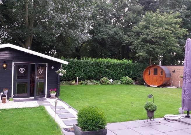 Photo du client: Sauna tonneau Max FinnTherm