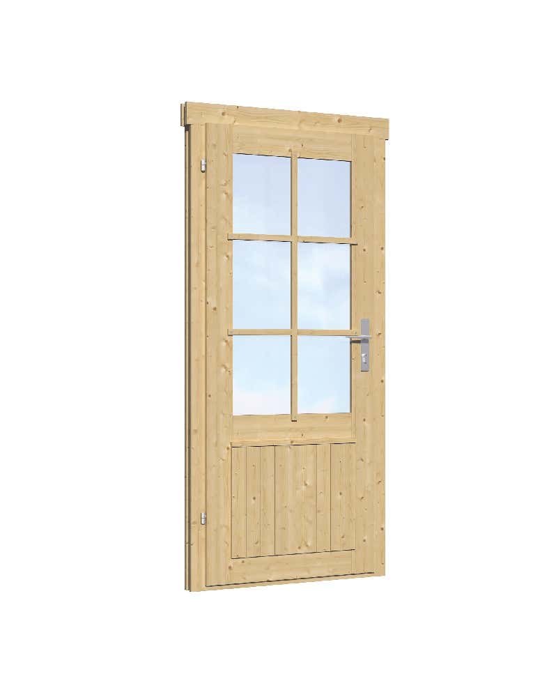 Porte individuelle D6 charnière de porte à gauche