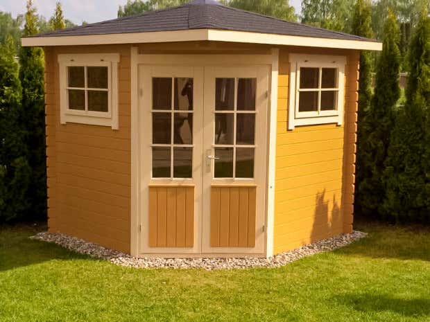 Photo du client: Abri de jardin pentagonal Sunny-B