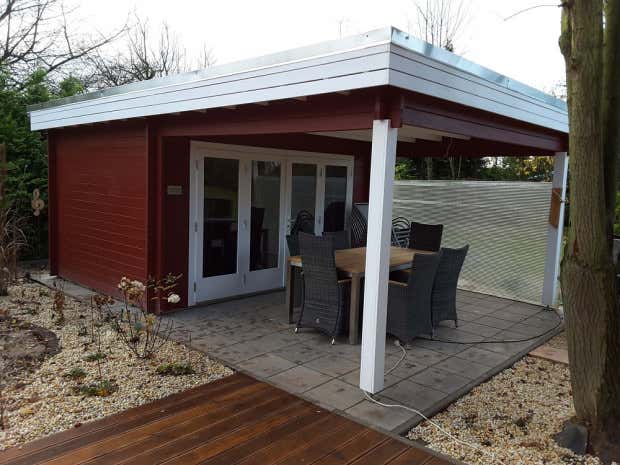 Photo du client: Abri de jardin Holstein-40 avec grande porte pliante