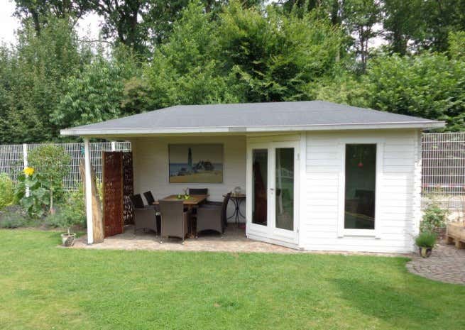 Photo du client: Abri de jardin pentagonal Liwa