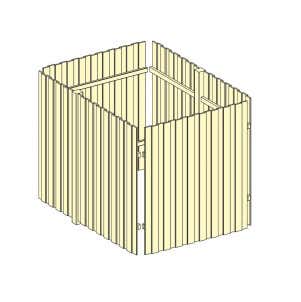Remise pour carport Tirol taille 2 - KVH