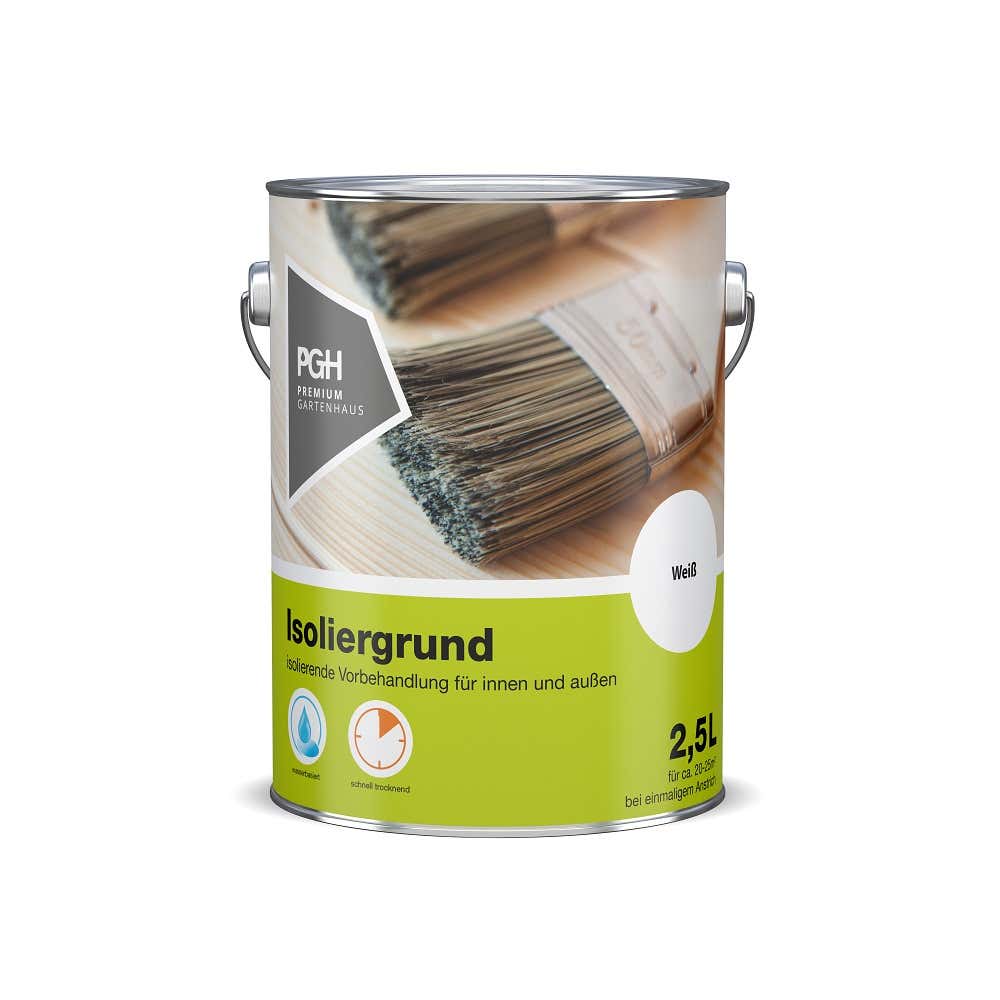 PGH Apprêt de protection et isolant pour abri de jardin - Poids COV : 0,066