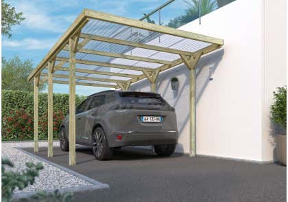 Alpholz Enkele Carport Jean