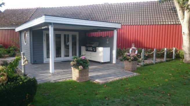 Photo du client: Abri de jardin Holstein-40 avec grande porte pliante