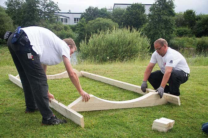 construction de sauna à tambour1