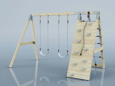 PolarPlay klimrek bij