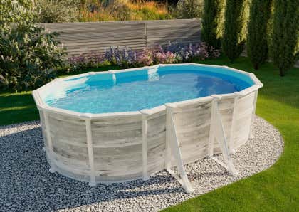 Piscine à parois d'acier Bornholm