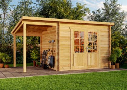 Abri de jardin Maria toit en pente