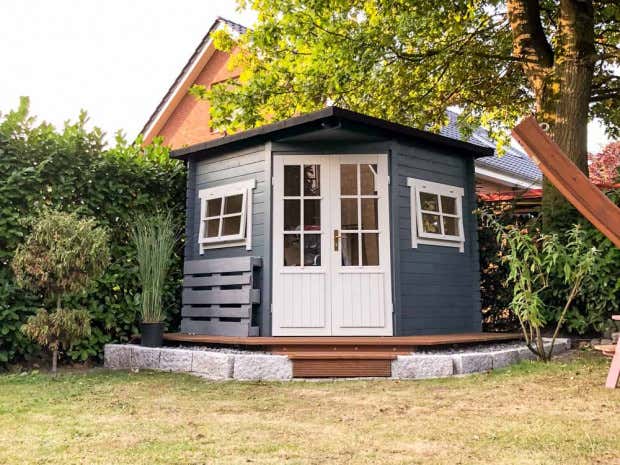 Photo du client: Abri de jardin pentagonal Sunny-B