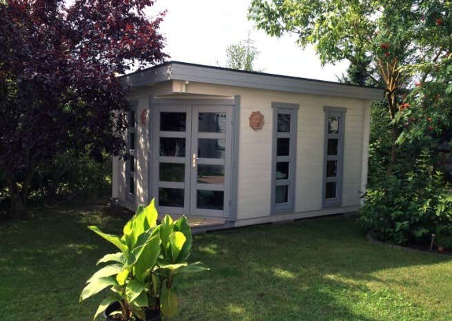 Photo du client: Abri de jardin pentagonal Lindau-40